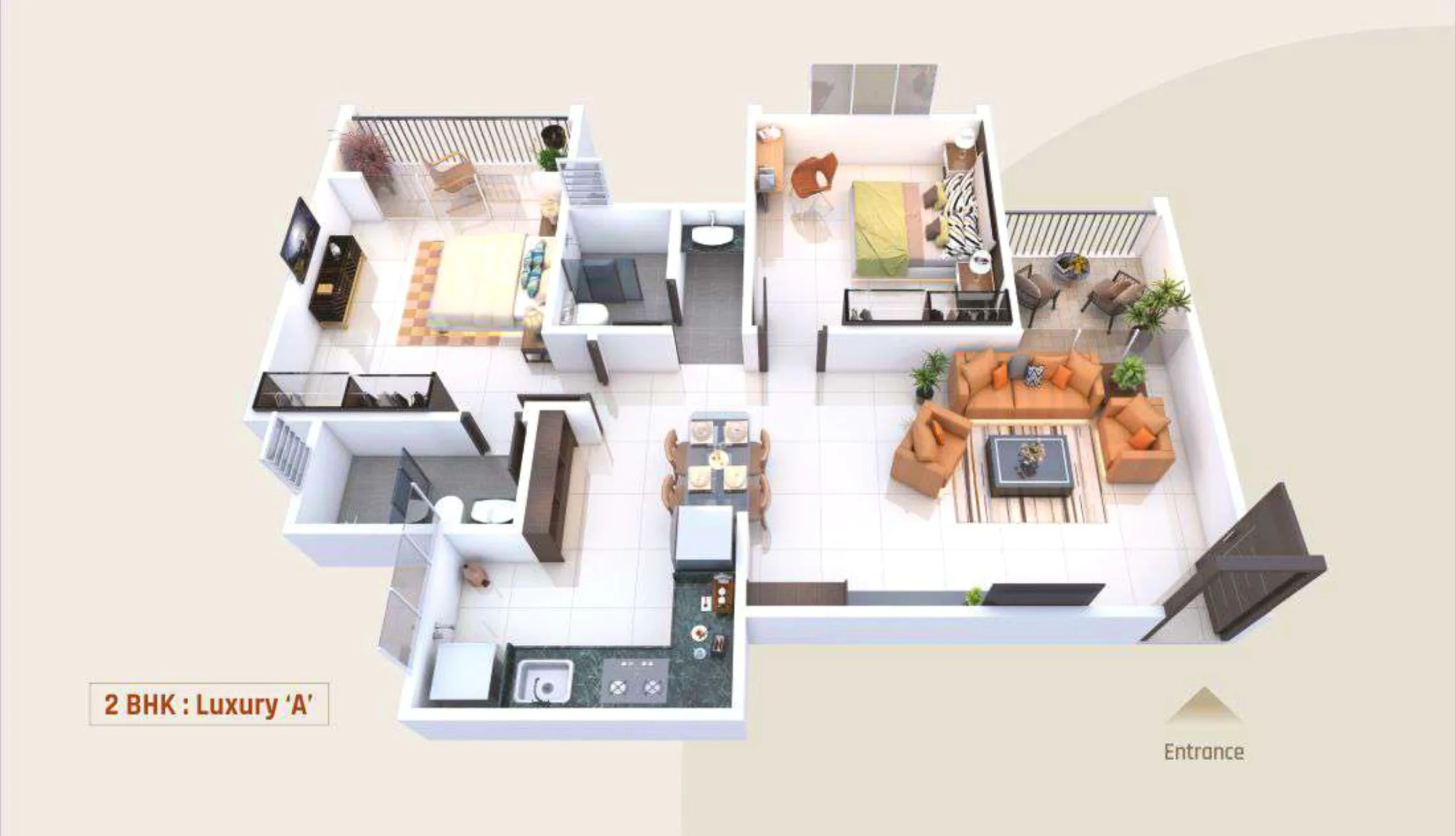 RKL Aarika Towers 2 BHK floor plan.best luxury 2 BHK 3 BHK Pune cheapest premium apartment